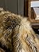 Best Home Fashion Amber Fox Faux Fur Full Throw Blanket 58