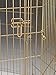 MidWest Homes for Pets Folding Metal Dog Exercise Pen, Indoor/Outdoor Playpen with Door, 16 Sq Feet of Play Space, 48-Inches Tall, Gold Zinc