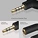 AFUNTA Audio Stereo Splitter Kit for Headset, U Shape 3 Pin 3.5mm Jack to 2 Headphone + U Shape 4 Pin Adapter to 2 3.5mm 4 Pin Earphone with Mic for Phones, Computers, MP3, Tablet, Etc.