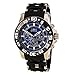 Invicta Men's Sea Spider Black Polyurethane Band Steel Case Swiss Quartz Blue Dial Analog Watch 22476