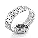 Balerion-Adjustable Solid Stainless Steel Band with Durable Folding Clasp for Withings Steel HR-Steel Silver 36MM