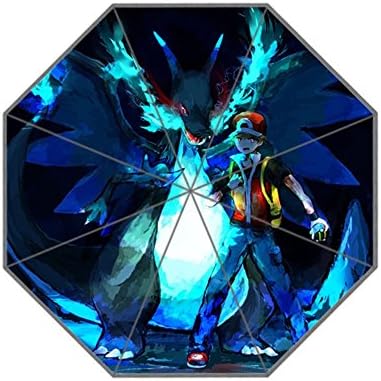 ScottShop Pokemon Custom Generic Foldable Umbrella Sun Rain Anti-UV