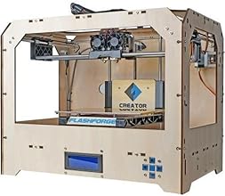 FlashForge USA 3D Printer with Dual Extruder, Wood Case (Creator)