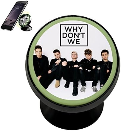 Why-Don't-We Universal Magnetic Phone Holder, 360 ¡ã Rotation Magnetic Car Mount Holder, With Luminous Function