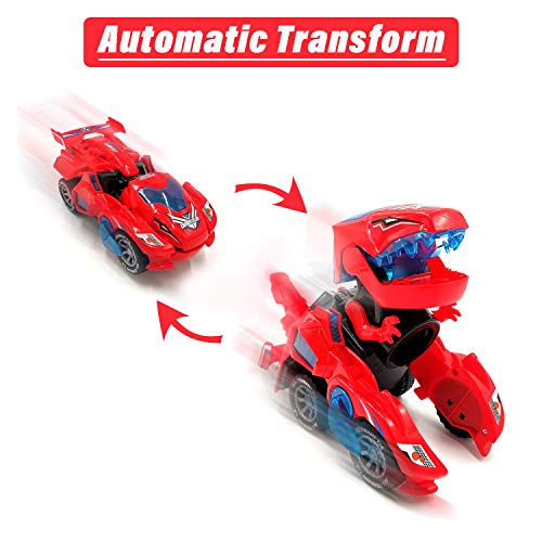 CYKT 36 Year Old Boy's Dinosaur Toy, Deformed Dinosaur Toy car with