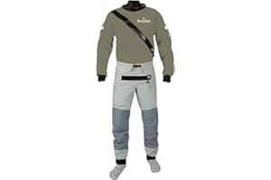 DRRYFSH Mens Dry Suit Lightweight Drysuits for Paddling Fishing Boating Canoeing Rafting Touring Sailing