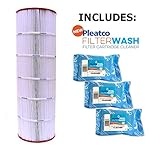 Pleatco Cartridge Filter PAP200-4 Filter Pentair Predator Clean & Clear 200 R173217 59054400 w/ 3x Filter Washes