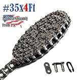 35 Roller Chain 4 Feet with 1 Connecting Link