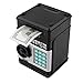 Stylebeauty Electronic Password Piggy Bank Cash Coin Can Money Locker Auto Insert Bills Safe Box Password ATM Bank Saver Birthday Gifts for Kids ( Black )