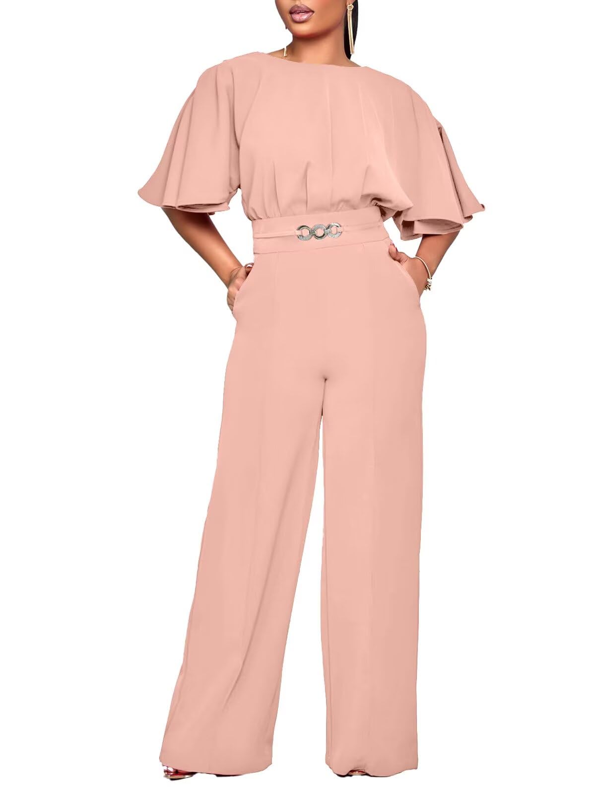 acelyn Elegant Jumpsuit for Women Dressy Sexy Plus