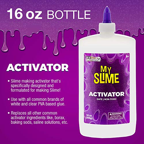 My Slime Activator Solution 16 Ounce Bottle Make Your Own Slime, Just