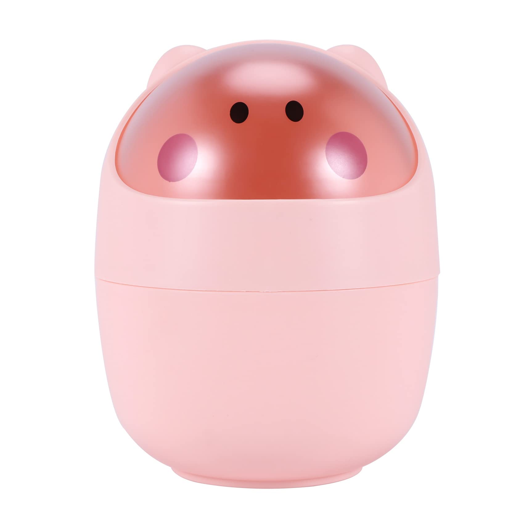Dciustfhe Waste Bin Desktop Garbage Basket Cleaning Mini Portable Table Waste bin Desktop Dustbin for Room Kitchen Bathroom Office Car Indoor Small trash can