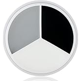 MEICOLY Black White Light Grey Face Body Paint Palette,Halloween Zombie Skeleton Makeup Face Paint,Clown Black White Makeup for Adults and Kids,Professional Body Paint Face Painting for SFX Cosplay