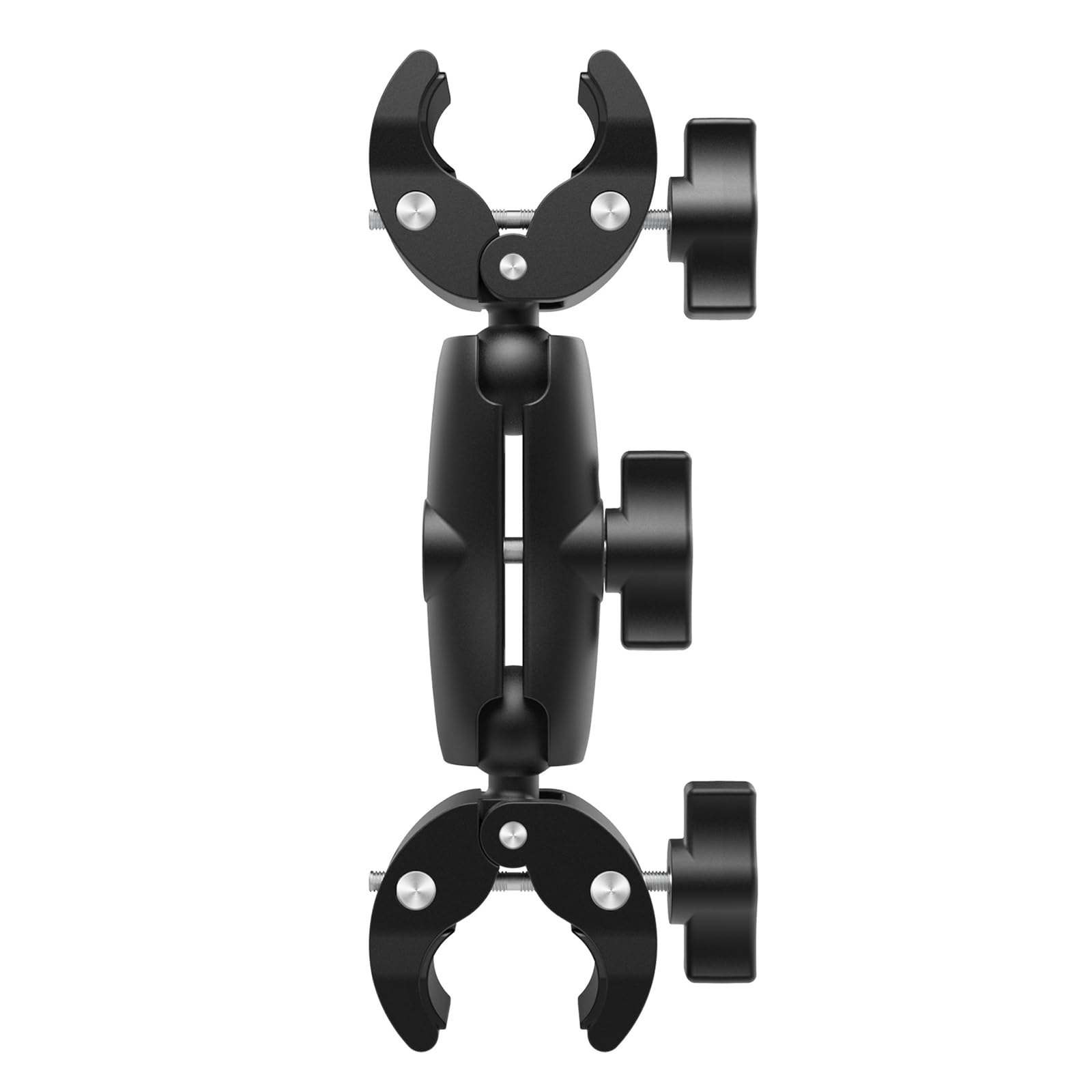 Pagezol Camera Clamp Mount with Double Ball Head 360° Rotate Action Camera Mount for Gopro Light Stand Umbrella Tripod Reflector Bike Handlebar