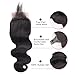 Lace Frontal Body Wave 13X4 Ear to Ear Lace Frontal Closure 10A Brazilian Virgin Human Hair Frontal with Baby Hair with pre-plucked Natural Color (BW 16inch)