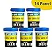 Care Check Sterile 14 Panel Multi Drug Screen Test Urine Sample Collection Cups, (AMP, BAR, BZO, BUP, COC, THC, MET, MDMA, MTD, MOP, OXY, PCP, PPX and TCA) 5 Pack Individually Wrapped Drug Test Cups