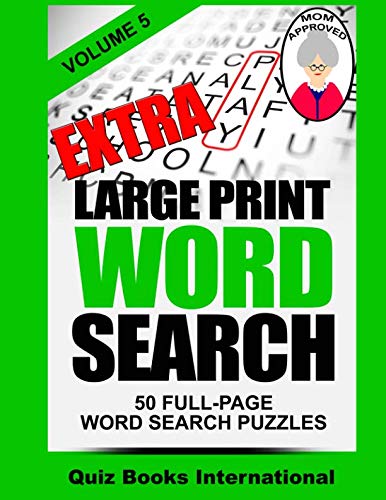 Extra Large Print Word Search Volume 5 by Mike Edwards