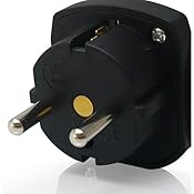 Adaptateur Prise Anglaise, [Lot De 1] Adaptateur Voyage France-Europe