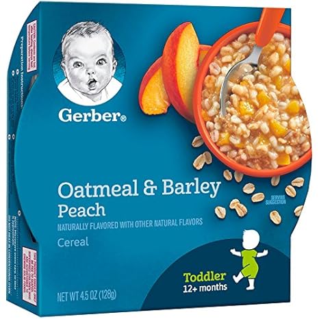 gerber peach cobbler baby food