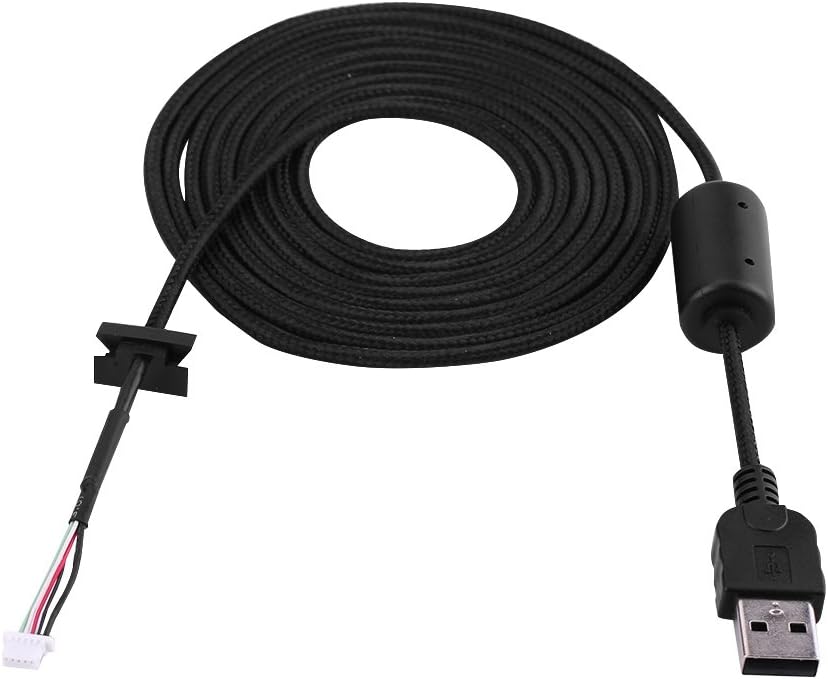 VBESTLIFE USB Mouse Line Wire Cable Replacement Repair Accessory for Logitech G9/G9X Game Mouse(2m) - Image 3