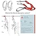 Dual Leg Stretch Lanyard w/Rebar, Fall Arrest Safety Harness Shock Resistant lanyard with energy absorption