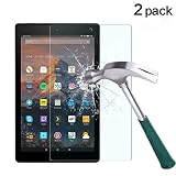 All-New Fire HD 10 Screen Protector [2-Pack],TANTEK Anti Scratch,Bubble Free,Tempered Glass Screen Protector for All-New Fire HD 10 Tablet(7th 2017 Release)