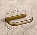 Rozin Wall Mounted Toilet Paper Holder Antique Brass Finish