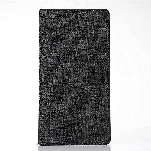 HTC U12 Plus Case,Premium Leather PU Flip Wallet Case with Stand Kickstand Card Holder Magnetic Closure TPU Bumper Full Cover Slim Leather Case for HTC U12+/Plus (Black)