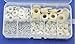 Nylon Round Washer Assortment Kit, for M2 M2.5 M3 M4 M5 M6 M8 Screw/bilt-White