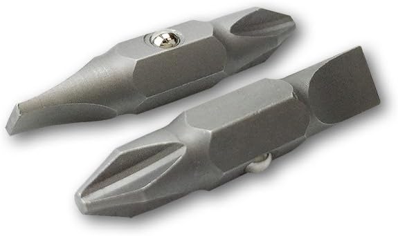 Klein Tools 32483 Bit for 11-in-1 and 10-in-1 Klein Screwdriver Nut Driver, #2 Phillips, 1/4-Inch Slotted - - 
