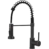Oil Rubbed Bronze Kitchen Faucet,AIMADI Commercial Single Handle Single Hole Bronze Kitchen Faucet with Pull Down Sprayer grifo para fregaderos de cocina