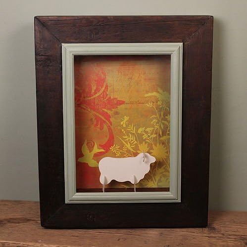 Reclaimed Wooden Box Frame: Amazon.co.uk: Kitchen & Home