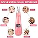 Blackhead Remover Pore Vacuum [Upgrade 2019], Electric Skin Pore Cleaner Blackhead Vacuum Suction Removal Rechargeable Skin Peeling Machine Comedone Acne Comedo Beauty Device For Nose Face (Pink)