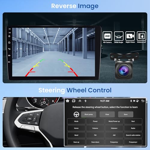 Rimoody 6G+128G 8 Core Android Car Radio for Mercedes Benz ML GL W164 ML350 ML500 GL320 X164 ML280 GL350, 9 Inch Car Radio Wireless Carplay Android Car Mirror Link Bluetooth FM/RDS/EQ/DSP WiFi GPS