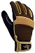 DIGZ Men's Heavy Duty Garden Gloves with Touchscreen Compatible fingertips. Washable, Large
