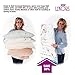 Lekors Vacuum Storage Bags - Pack of 6 Jumbo space saver bags - 3x Extra Large (39x31 inch) +3x Large (31x24 inch) + Free Hand Pump for Travel - Extra thick seal storage bags (80% Compression)