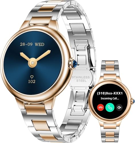 2026 Luxury Smart Watch for Women, 1.19" AMOLED Display, DA GPT Smartwatch, Heart Rate, Blood Oxygen Pressure, Sleep Monitor, 107 Sports Modes Fitness Tracker, Compatible with iOS & Android