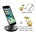iPhone/iPad/iPod Desktop Charging Dock, iKNOWTECH [Apple MFi Certified] Lightning 8Pin Charger Cradle & Data Sync Cable Stand Charge Holder for iPhone X 8 7 6S 6 Plus SE 5S 5C 5 / iPad Mini /iPod