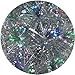 Colorful Fiber Optic Silver Artificial Christmas Tree 32 inch with Stand. Perfect for Small Spaces or Tables