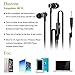 Dastone 3.5mm Noise Isolating Bass in-Ear Stereo Earphones Earbuds Headset,Headphones with Remote Control & Microphone for Smartphones Tablets Laptops Earphone Andriod iOS (Black)