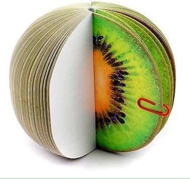 Amazon Bluesea 3dフルーツメモ帳 キウイ 果物のオシャレな立体メモ帳 メモ帳 文房具 オフィス用品