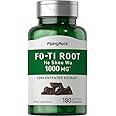 Piping Rock Fo-Ti Root Extract 1000 mg | 180 Capsules | He Shou Wu | Concentrated Herbal Supplement | Non-GMO, Gluten Free
