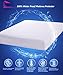 LRKC 100% Waterproof Protector Queen Size-Vinyl Free/Hypoallergenic Mattress Pad Cover, 11 x 9 x 2.5