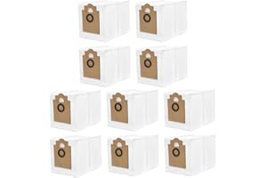 Vacuum Cleaner Dust Bags for Lefant M2 Pro M2S Pro Robot Vacuum Base Station, Designed to Capture Fine Dust Particles and Pre