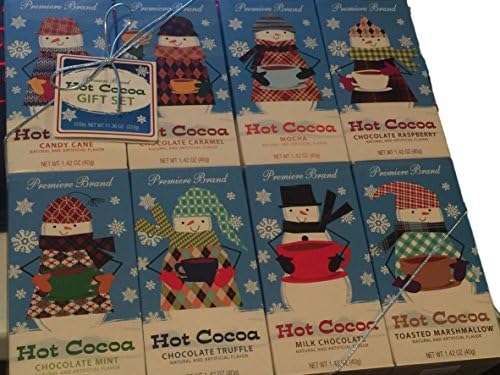 Hot Cocoa Gift Set - Set of 8 Assorted Hot Chocolate Mixes