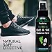 All Natural Shoe Deodorizer and Foot Deodorant Spray - Made in USA - with Peppermint, Tea Tree, Eucalyptus and Essential Oils to Remove Bad Odor and Scent - Best for Stinky Shoes, Smelly Feet & Sport