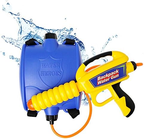 NEWFUN Back Water Gun for Kids Outdoor Water Toys Backpack Tank with Straps