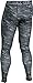 Under Armour Men's HeatGear Armour Printed Compression Leggings, Black (004)/Steel, Small