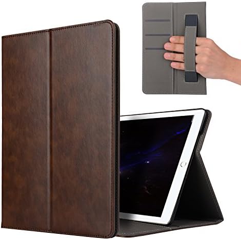 iPad Pro 10.5 inch Case -Vangoog Flip Stand Folio Case Cover for iPad Pro 10.5-inch (2017), with Smart Cover Auto Sleep/Wake (Brown)
