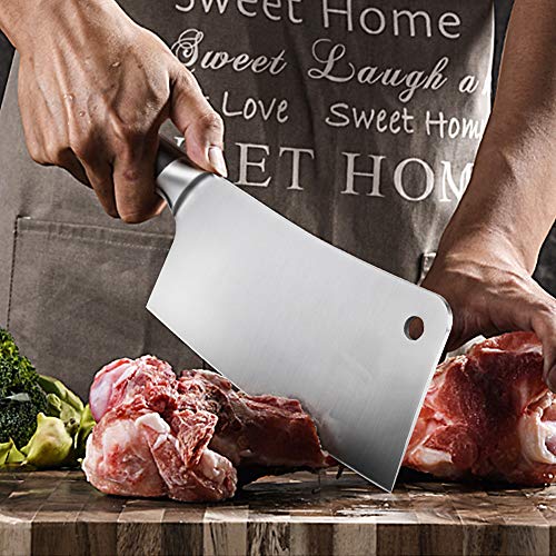 1 Cleaver+Stainless+Professional+Butchers+Restaurant